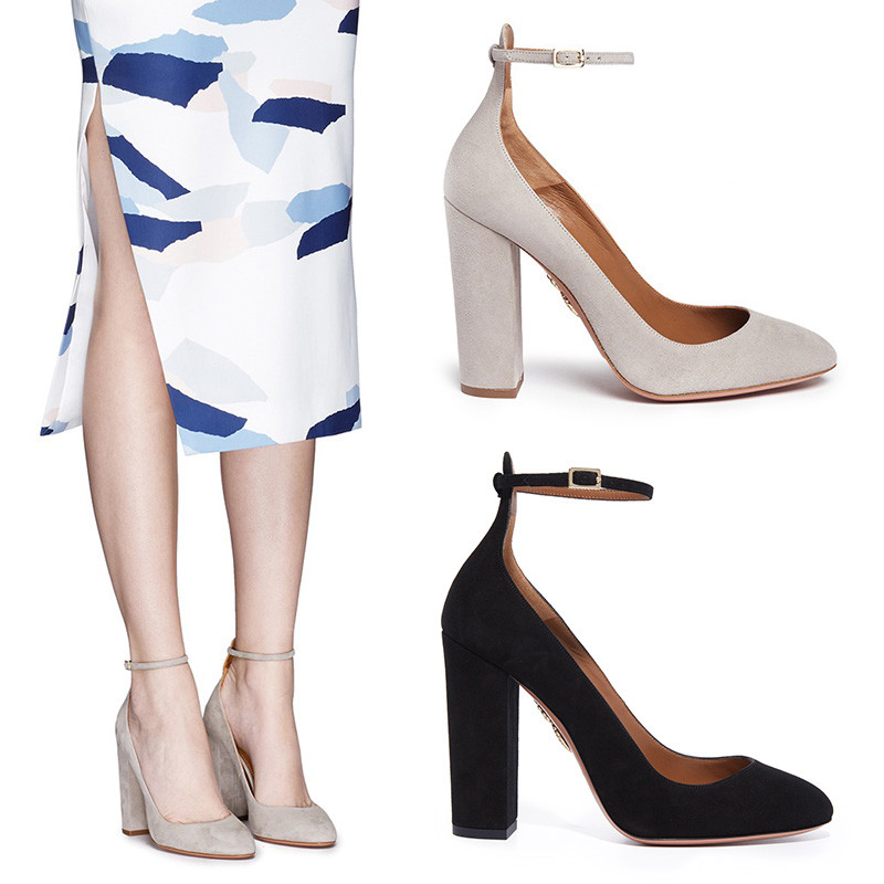 TOP Damen Block Absatz Pumps Knöchelriemen Faux-Wildleder High Heels Gr.34-39 TOP Damen Block Absatz Pumps Knöchelriemen Faux-Wildleder High Heels Gr.34-39