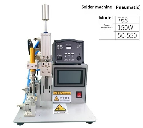 Halbautomatische Lötmaschine Fußbetriebene kleine Triodenlampe Leiterplatten - Bild 7 von 8