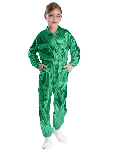 Unisex Kids Dancewear Ballroom Sweatsuit Shoot Outfits Athletic 2 Piece Set Top - Picture 89 of 143
