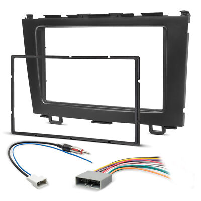 Double DIN Radio Dash Kit W/Wire Harness Stereo Installation Kit for Honda CRV
