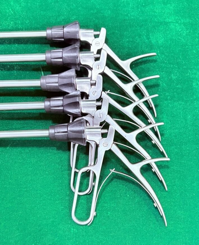5pc Laparoscopic Clip Applicator Right Angle 10mmx330mm Reusable Instruments - Picture 12 of 12