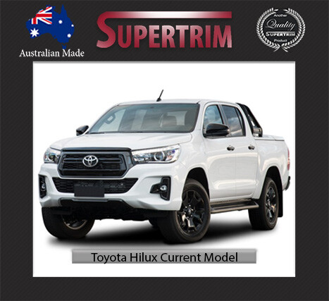 Seat Covers Fit TOYOTA 2025 Hilux 8th Gen (2016-on) FRONT (w/ pockets) - Picture 5 of 9
