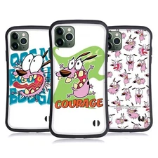 OFFICIAL COURAGE THE COWARDLY DOG GRAPHICS HYBRID CASE FOR APPLE iPHONES PHONES