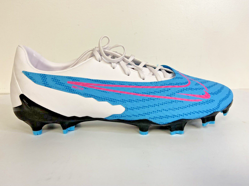 Nike Men's Size 11.5 Phantom GX Academy FG/MG Baltic Blue Pink Soccer DD9473-446 - Picture 2 of 9