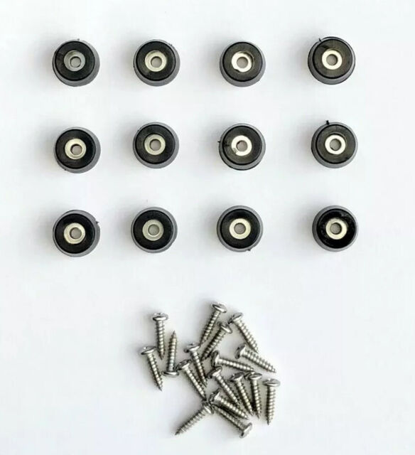 Rubber PVC Furniture Feet Chair Floor Protectors + Screws - Multiple Quantities Rubber PVC Furniture Feet Chair Floor Protectors + Screws - Multiple Quantities