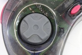 Official Sega Saturn Cool Pad Clear Black Controller HSS-0101 OEM SS Japan GC185