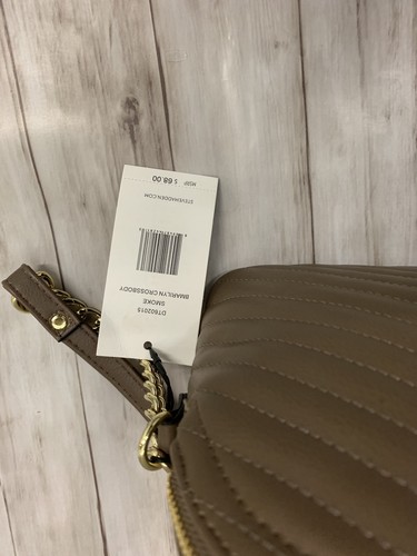 NWT STEVE MADDEN BMARILYN CROSSBODY BAG SMOKE BOLSE TOTE SATCHEL ~ MSRP ~ $ 68.00 - Imagen 5 de 5