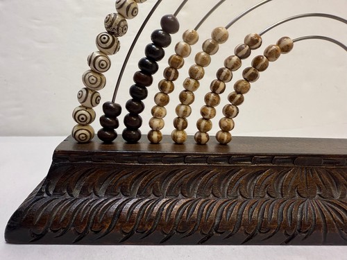 Vintage Himalayan Perpetual Calendar Hand Crafted Wood Device Made in Nepal - Picture 4 of 8