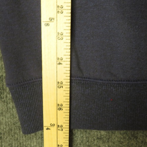 Van Heusen Sweatshirt Mens Medium Blue Long Sleeve 1/4 Zip Pullover - Picture 4 of 8