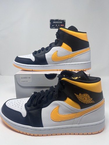Nike Air Jordan 1 Mid Laser Orange Black CV5276-107 Damengröße 11,5 Herren 10 - Bild 1 von 7