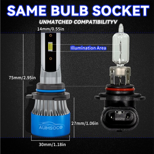 For Lexus ES300h ES350 2013 2014 2015 LED Headlight High Low Fog Light Bulbs A+ - Picture 11 of 20