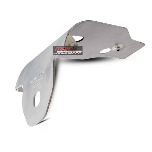ZETA ED Skid Plate & MX Glide Plate silver For YAMAHA YZ250F YZ250FX 2010-2013 - Picture 4 of 8
