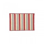 Accent Area Rug Red Stripe Poly/Acrylic 3' x 5' | Renovator's Supply