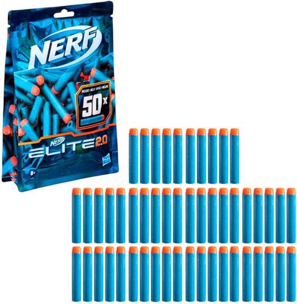 Nerf Elite 2.0 50Er Dart Nachfüllpackung Enthält 20 Nerf Elite 2.0 Darts, Komp