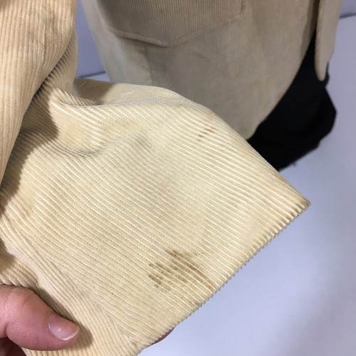 Vtg Brad Whitney Tan CORDUROY Sport Coat COWBOY WESTERN Jacket Suede Elbow Patch - Picture 12 of 12