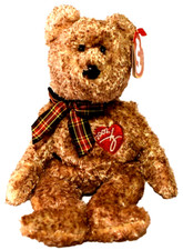 MWMT Ty Beanie Babies 2002 Signature Bear Stuffed Animal Plush VTG