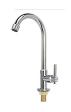 Easy Install Stainless Steel Single Handle High Arc Cold Water Sink Faucet Safe