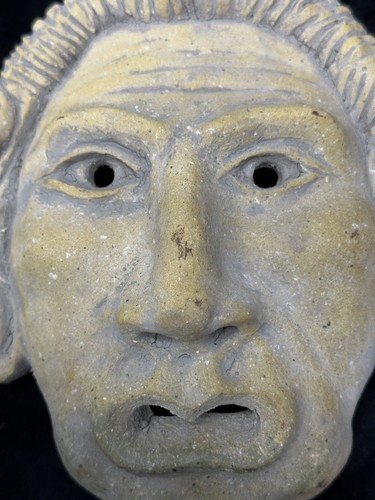 Ancient Terracotta Mask 1st - 2nd century AD (Ancient Greece) - Picture 14 of 18