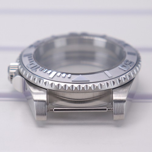 40mm Plata SUB Caja Reloj nh35 Submarino Parte Para Seiko NH35 nh36 nh38 ETA 2824 - Imagen 6 de 32