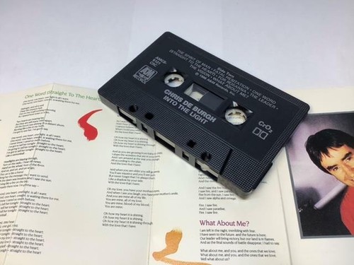 CHRIS DE BURGH Audio Cassette Tape INTO THE LIGHT 1986 A&M Records AMCS-5121 CRC - Picture 4 of 6