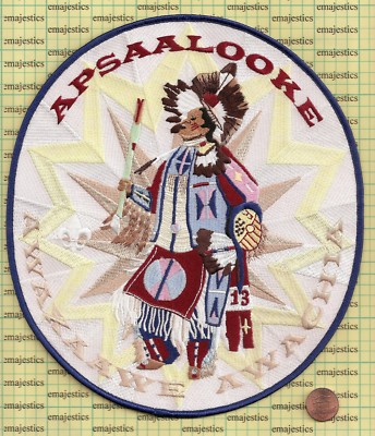 BSA OA LODGE 535 AWAXAAWE AWACHIA CHAPTER 13 APSAALOOKE JACKET PATCH 
