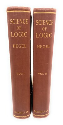 Hegel's Science of Logic First Edition 1929, Beautiful Red Vintage ...