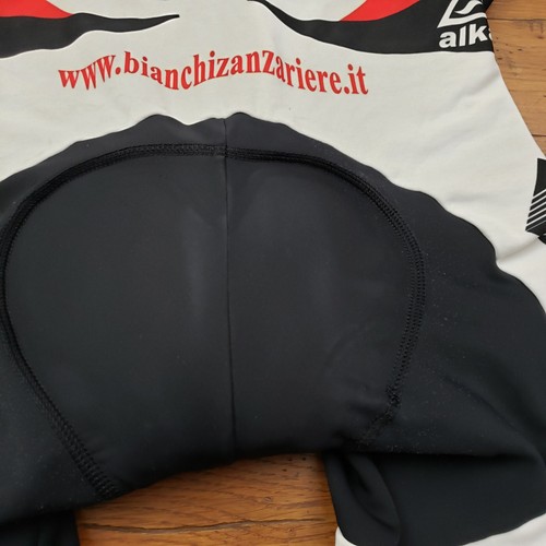 ALKA Mens Large Cycling Bibshorts Thermal Fleece Vintage Italy 6" 15" (7.5/10) - Picture 11 of 12