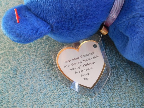 OFFICIAL COLLECTORS CLUB Rare Ty Beanie Baby CLUBBY BEAR 1998 WITH TAG - Picture 6 of 10