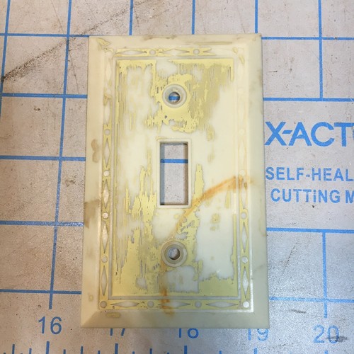 X10 Blanco Interruptor de Salida Cubre Placas Art Deco Acanaladas Individuales 2 Velocidades Sin Tornillos - Imagen 2 de 12