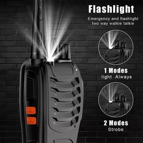 2 * Baofeng Walkie Talkie BF-88E Radiotelefony Zestaw radiotelefonów ręcznych 16 kanałów 5KM - Zdjęcie 17 z 23