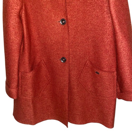 Geiger Jacket Womens Size 42 Boiled Wool Coat Austria Lagenlook Artsy Pockets - Picture 9 of 14