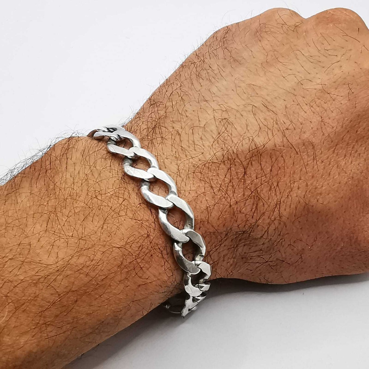 31ITALY vintage 90s スターリングシルバー925 ブレスレット Vintage 925 Sterling Silver Bracelet Jewelry Handmade 31.11g