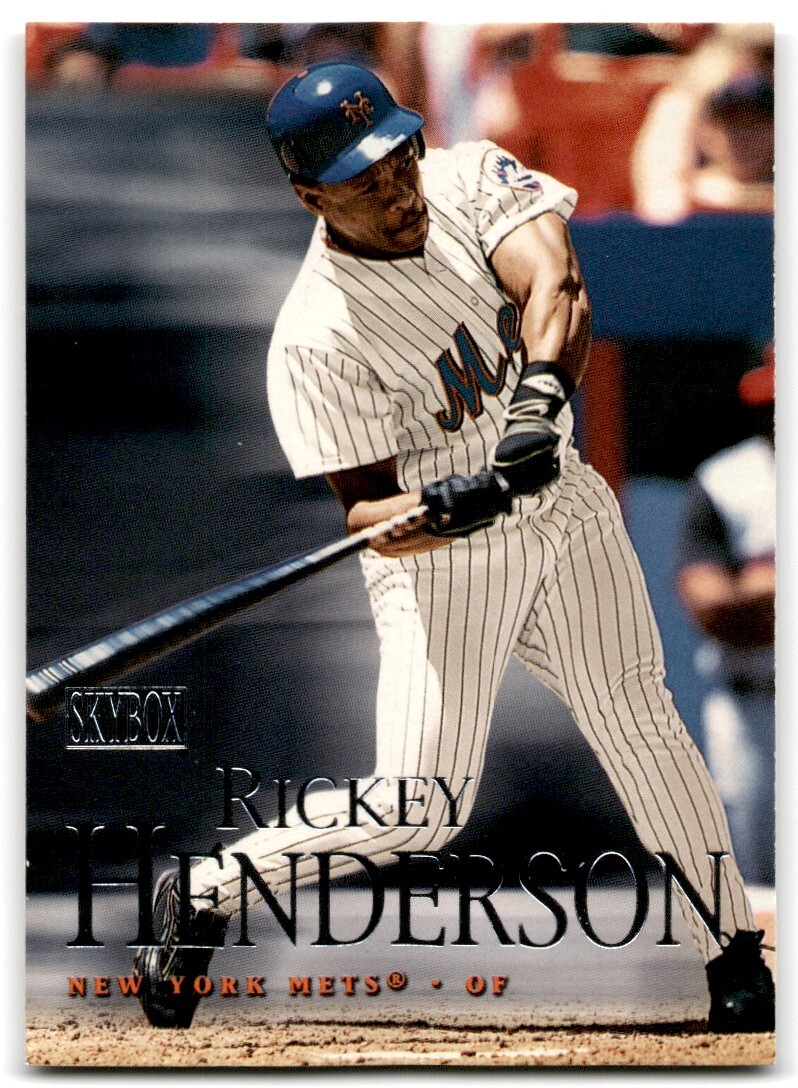 2000 Fleer Skybox Rickey Henderson New York Mets #84