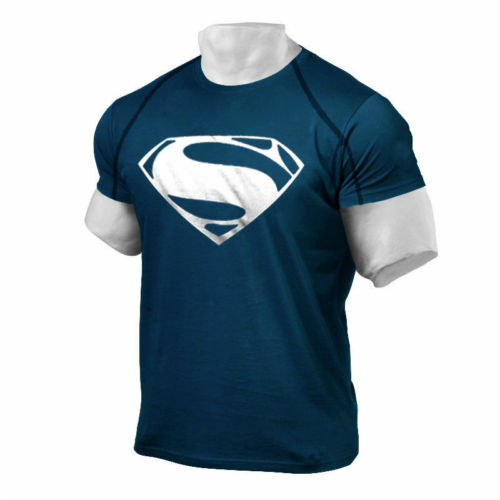 Men's Gym Singlets Short T-shirt Bodybuilding Fitness Sports Clothes - Bild 10 von 20