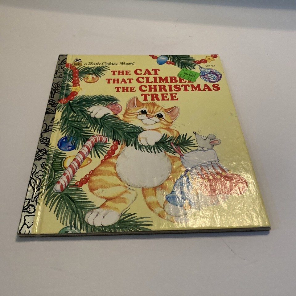 Vintage 1992 The Cat That Climbed The Christmas Tree A Little Golden Book Vg eBay