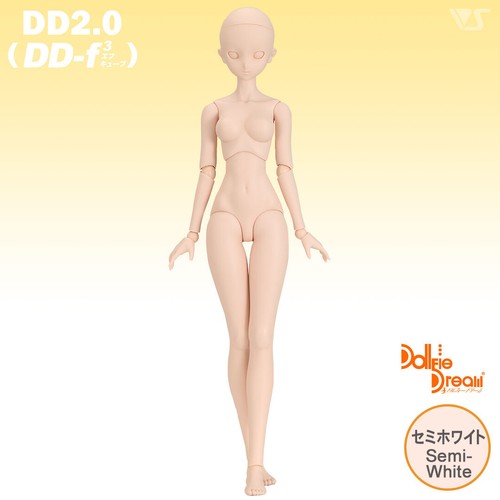 Volks Dollfie Dreams DD Grundkörper 2.0 DD-f3 halbweiße Puppe - Bild 1 von 6