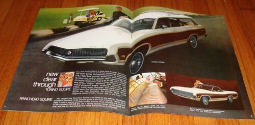 Brochure vendita originale Ford Station Wagon 1970 Falcon Country Squire Torino - Foto 2 di 2