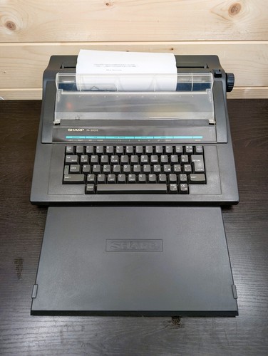 Sharp PA-3000S Vintage Electronic Typewriter Made in UK Tested & Working