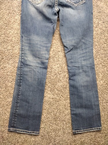 Silver Jeans Damen Gr. 28 / L31 Aiko Baby Boot Cut Denim Jeans weiße Nähte - Bild 14 von 16