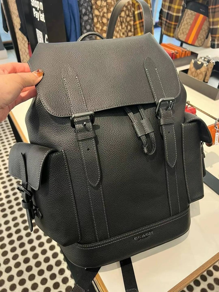 中古COACH Hudson Backpackレザー ブラック マット リュック 楽天市場】【バッグ】COACH コーチ ハドソン リュック リュック