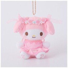 My Melody Floral Fairies Munyugurumi Plush Mascot Keychain Sanrio Japan
