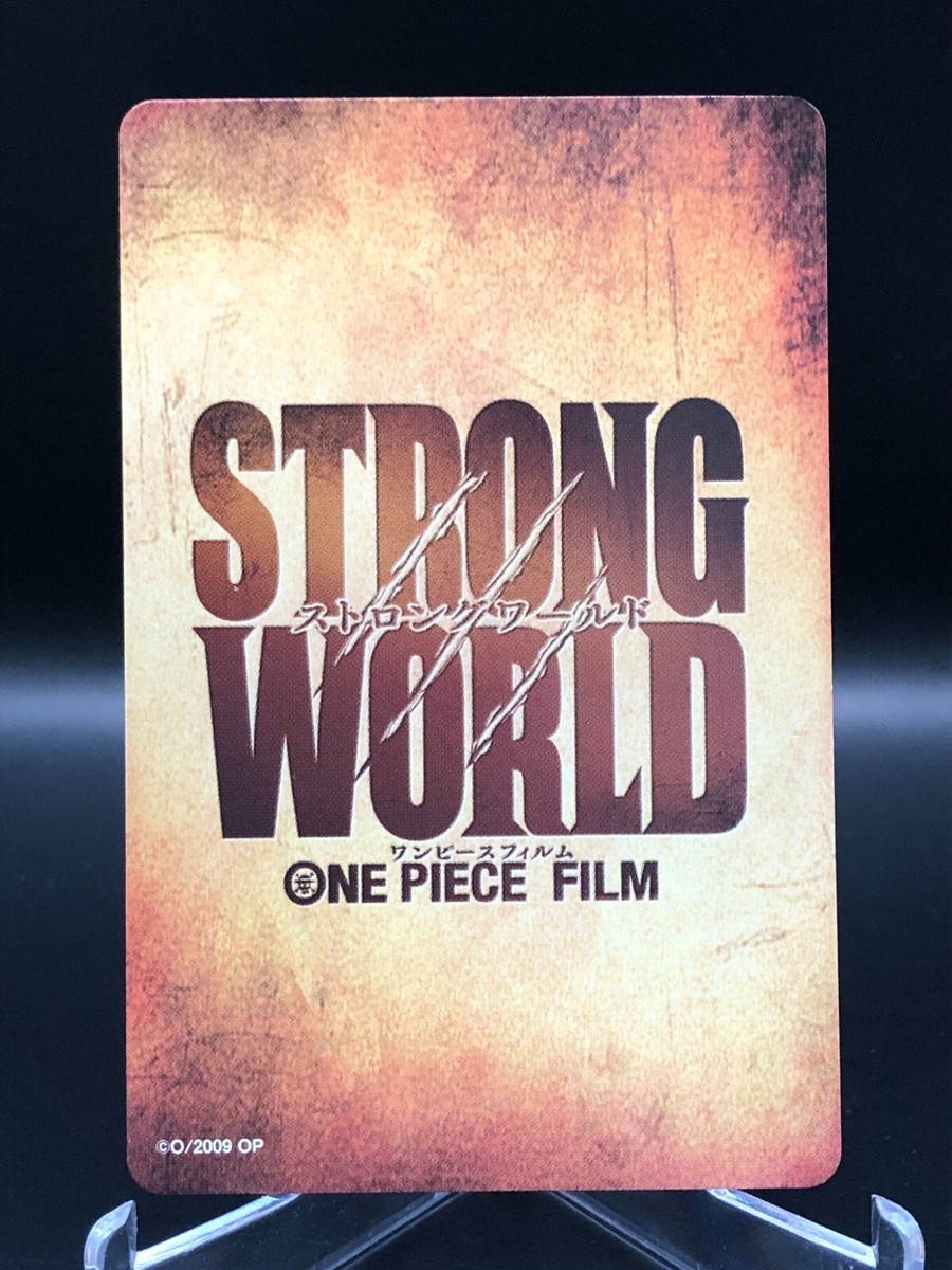 Dr.Indigo Scarlet ONE PIECE FILM STRONG WORLD Playing Card TOEI