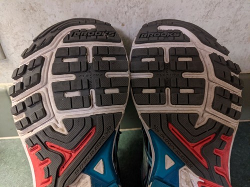 Brooks Ravenna 7 Women's Running Shoes Size 6 Gray Peach teal Athletic Sports - Picture 9 of 9