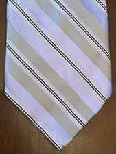 Bugatti Purple Gray 100 Silk Men  s Neck Tie Made In China