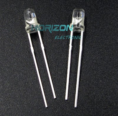 1000pcs GREEN F3 3MM ROUND Water Clear LED Light