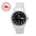 Seiko 5 Stainless Steel Black Arabic Dial Automatic SNKP21J1 Men's Watch