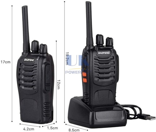 NEW Long Range Walkie Talkie Two Way Radio Charge Waterproof Earpiece - Picture 4 of 11