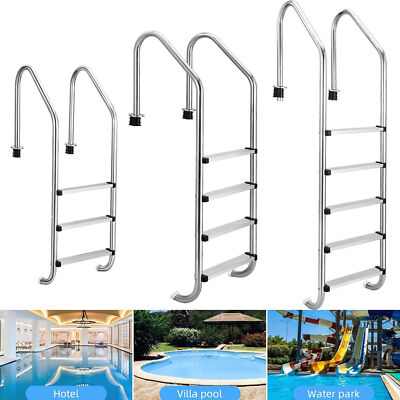 #ad #ad 3 5 Non Slip Step Ladder 304 Stainless Steel Ladder for Swimming Pool In Ground