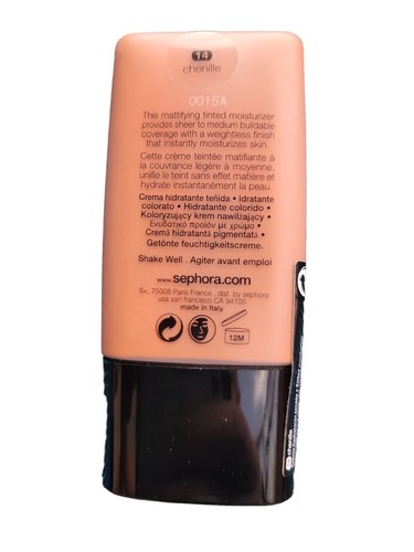 Sephora Matte Perfection Tinted Moisturizer # 14 Chenille 1.014 OZ - Picture 2 of 2