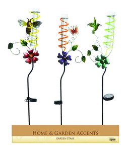 Alpine Iron Assorted 43 In H Decorative Rain Gauge Garden Stake